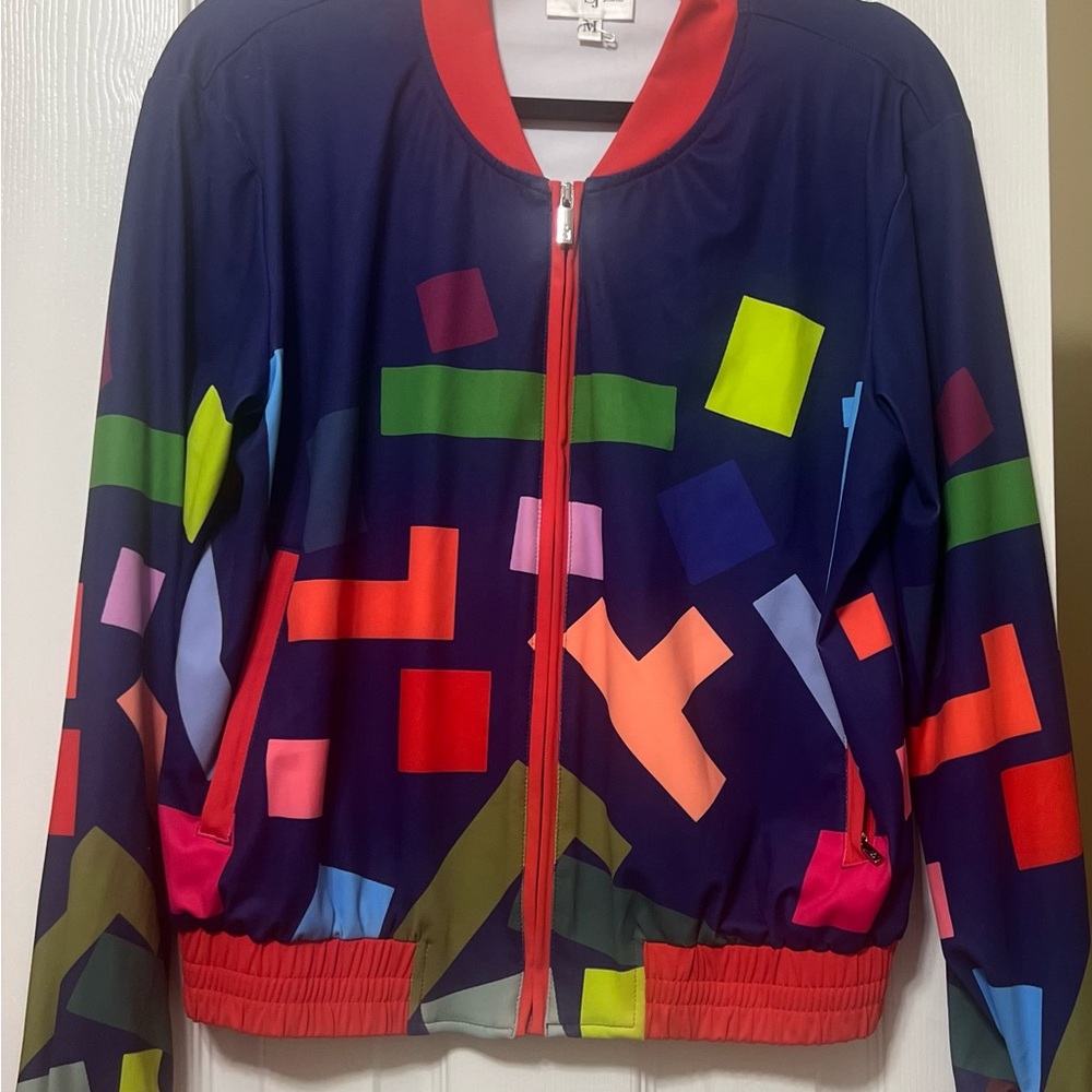 Sassy Jones Multicolor Bomber Jacket